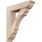 Ekena Millwork Olympic Traditional Smooth Bracket w/ Offset Brace, Douglas Fir, 7 1/2"W x 30"D x 34"H BKT0806X30X34OLY01SDF - alternate 1